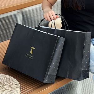 Sacs en papier kraft écologiques, recyclables et biodégradables avec laminage et logo personnalisé - Pour hôtels, appartements, théâtres - Product Image 4