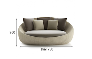 Mobilier d'extérieur en osier tissé Ensemble <span class=keywords><strong>de</strong></span> <span class=keywords><strong>jardin</strong></span> Résine Rotin Loisirs patio <span class=keywords><strong>Jardin</strong></span> Canapé Ensemble pour <span class=keywords><strong>salon</strong></span> extérieur - Product Image 3