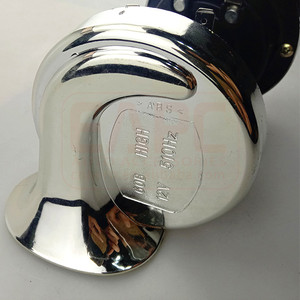 TZ-101C voiture électrique 12V klaxon <span class=keywords><strong>2</strong></span> pièces moto universel Chrome double tonalité fort escargot klaxon ensemble - Product Image 6