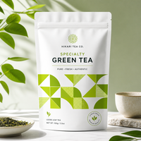 Sachet Doypack Personnalisé Mat Imprimé pour Thé à la Menthe Bio, Refermable, Qualité Alimentaire, pour Emballage de Thé en Vrac