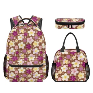 Set Tre Pezzi per la Stagione Scolastica: Zaino, Borsa Pranzo <span class=keywords><strong>e</strong></span> Astuccio, Stampa Personalizzata Completa, Zaino Universale di Grandi Dimensioni con Cerniera - Product Image 4