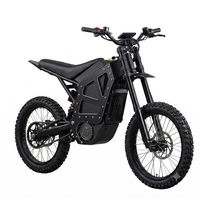 Moto électrique puissante 22KW EMoto MD-6X, pneus tout-terrain de 18 pouces, double suspension, moteur central, moto électrique