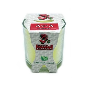 Bougie parfumée naturelle à base de soja, 100% cire végétale, dans un bocal en verre, écologique, pour parfumer l'intérieur. Boîtes de 15 pièces Fabriquées en Italie - Product Image 5
