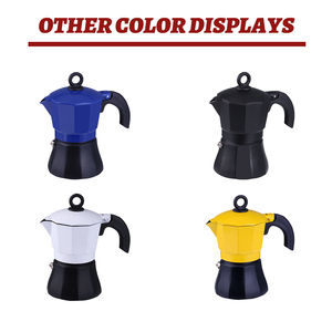 Vente en gros de cafetières à expresso italiennes personnalisées avec logo, 3/6/9/<span class=keywords><strong>12</strong></span> <span class=keywords><strong>tasses</strong></span>, grande taille, vintage, en aluminium, en forme de citrouille, <span class=keywords><strong>cafetière</strong></span> moka - Product Image 4