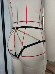 سلسلة خصر قابلة للتعديل بتصميم بسيط، ملابس داخلية سوداء، هدية عيد الحب - Product Image 6