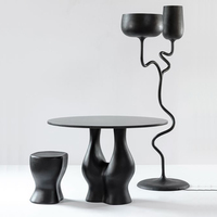 Table de console en fibre de verre de concepteur créatif moderne haut de gamme meubles d'entrée modernes