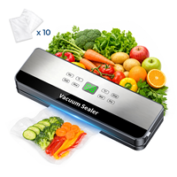 75kPa 120W 30cm 4L/min 8 Modes ecran tactile scellage multi-sacs menage machine sous vide soudeuse emballage alimentaire