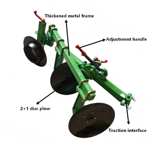 Motoculteur agricole avec charrue à disques, motoculteur à 2 roues, motoculteur de ferme, mini-tracteur manuel - Product Image 6