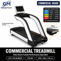 Tapis de course électrique commercial avec écran LED, console 21,5 pouces, moteur AC 3,0 CV, usage intensif pour la maison et le commerce