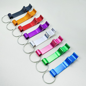 พวงกุญแจอลูมิเนียมอัลลอยน้ำหนักเบาลายการ์ตูนหลากสีทนทานที่เปิดขวดสำหรับเครื่องดื่มและเบียร์ - Product Image 4