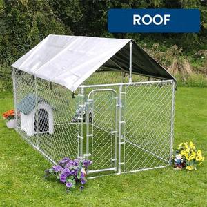 Chenil pour animaux avec preuve/serrure 79x79 "Chaîne à maillons Clôture pour chien Enclos extérieur pour chien Chaîne en treillis métallique Grande <span class=keywords><strong>cage</strong></span> pour chien - Product Image 4