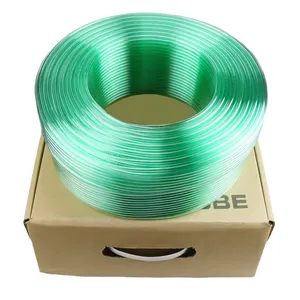 6Mm 8Mm 10Mm 12 Mm 3/8 "1/4" Trong Suốt Màu Xanh Trắng Đen Đỏ Xanh Lục Rõ Ràng Ống Khí Nén Màu Vàng Polyurethane Ống PU