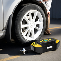 Compresseur d'air numérique pour voiture, gonfleur de pneus filaire, mini compresseur d'air portable, compresseur de pneus de voiture DC 7.4V, pompe à pneus