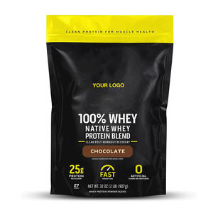 OEM Private Label 100% Poudre d'isolat de protéine de lactosérum Supplément de récupération post-entraînement pour la nutrition sportive Nettoyage post-entraînement - Product Image 1