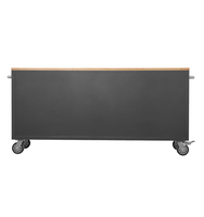 Coffre à outils/boîte à outils/armoire à outils en acier inoxydable robuste de 72 pouces pour chariot à outils d'atelier de garage de jardin avec outils
