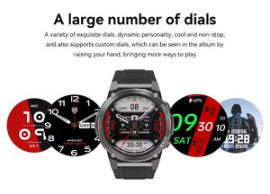 <span class=keywords><strong>2025</strong></span> <span class=keywords><strong>New</strong></span> IP68 2024 Thông Minh Đồng Hồ Với 1.43Inch Amoled Màn Hình Cảm Ứng 400MAh Pin Theo Dõi Sức Khỏe Đồng Hồ Kỹ Thuật Số Người Đàn Ông Dm51 - Product Image 6