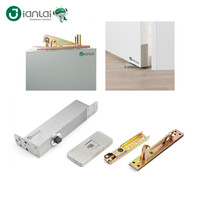 Harga Pabrik Cina Engsel Lantai Kualitas Baik Fitting Tambalan Hidrolik Penutup Pintu Tersembunyi untuk 70 KG Pintu Kayu
