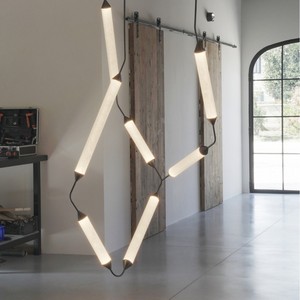 Minimalist Modern Pendant <b>Light</b> Long LED Floor Lamp Designer Style For Bedroom Living Room Study - Product Image 3