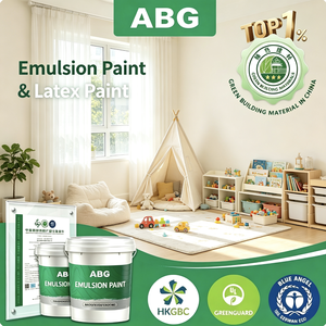 Pintura de látex lavable de alta cobertura, pintura de emulsión a base de agua para renovación de paredes interiores de jardines de infancia - Product Image 2
