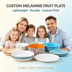 Tazón de Melamina Personalizable de 17 cm con Patrones Impresos – Apto para Alimentos, Apto para Lavavajillas, Libre de BPA para Niños y Uso Comercial - Product Image 5