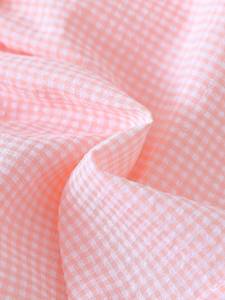 <span class=keywords><strong>Tutina</strong></span> Estiva per Bambina con Motivo a Quadri, Senza Maniche, Fiocco Tridimensionale e Design con Fibbia Pendente - Product Image 5