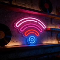 Enseigne néon dynamique bicolore clignotante personnalisée, lumière LED néon à deux couleurs fixes pour la décoration de fêtes, bars et magasins, clignotement bicolore dynamique