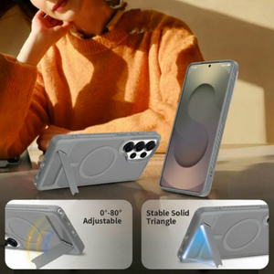 เคสโทรศัพท์มือถือแบบกันกระแทกพร้อมที่ยึดเลนส์แม่เหล็กป้องกันกล้อง สำหรับ Samsung S26 แบบหุ้มเต็มตัว - Product Image 3