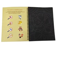 Carnet de Peinture Magique à Gratter pour Enfants 3-6 Ans, Ensemble de Jouets Éducatifs de Dessin, Fournisseur OEM en Gros