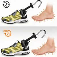 Embauchoirs ajustables pour pieds larges, outil d'extension et d'étirement de chaussures pour hommes et femmes, soulagement des hallux valgus, avec étui en plastique de haute qualité