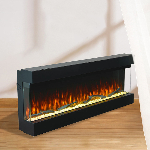Hot Sale LED Light Wall Mounted TV Stand Electric Heater Electric Fireplace