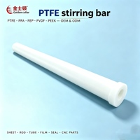Barra de Agitación Magnética de PTFE, Resistente a Químicos, No Tóxica, Resistente a Altas Temperaturas, para Uso en Laboratorio, Mezcla y Experimentos