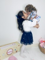 Poupée bébé réaliste en silicone Babeside de 20 pouces, jouet doux, poupée de mode avec torse en tissu pour filles