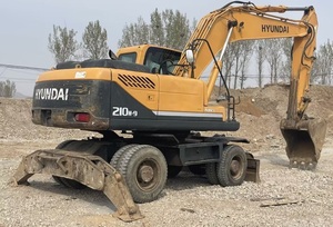حفارة هيونداي مستعملة أصلية طراز 210-9 للبيع، حفارة هيدروليكية ذات عجلات مستعملة - Product Image 4