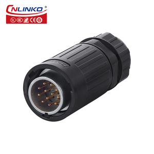 Cnlinko 12 Pin Không Thấm Nước Bayonet Nối Cáp M20 Cắm Ổ Cắm 12 Pin Thông Tư Nối Cho Máy Phay CNC - Product Image 3