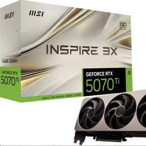 การ์ดจอ GeForce RTX 5070TI 16GB DDR ใหม่ PCI Express สำหรับเดสก์ท็อป พร้อมพอร์ต DP อินเทอร์เฟซ 256 บิต พัดลมระบายความร้อน DirectX 12 - Product Image 1