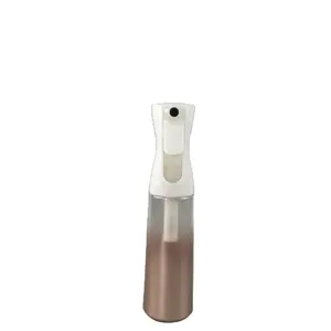 High Quality 300ml Cosmetic Water Plastic Continuous Mist Spray Bottles Empty Hair Salon Fine Mister Spray Bottle