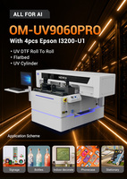 NEWIN 9060 Nouvelle imprimante à jet d'encre UV automatique pour toutes surfaces, 2400 DPI, multicolore, pour stylos, bouteilles, coques de téléphone, céramique, verre