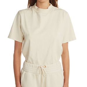 เสื้อยืดคอเต่าแบบปรับแต่งได้สำหรับผู้ชายและผู้หญิง เสื้อยืดโอเวอร์ไซส์ ผ้าฝ้าย 100% เสื้อยืดคอกลมแบบเรียบสำหรับผู้ชาย - Product Image 4