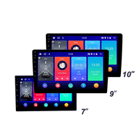 2 Din Android 7 9 10 pulgadas reproductor de vídeo Multimedia para coche Universal doble Din navegación GPS Radio Estéreo Universal
