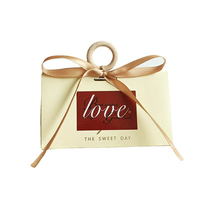 Boîte cadeau triangulaire en papier de haute qualité, matériaux recyclés pour les aliments pour bébés, les nouilles, les invitations de mariage - Boîte de rangement créative