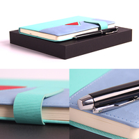 Vente en gros Ensemble de cahiers A5 personnalisés de haute qualité Cahier à couverture rigide mignon avec reliure à couture à couverture en PU avec logo