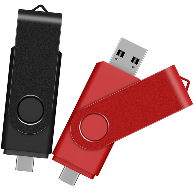 Factory Wholesale Low Price New 2 in 1 USB 3.0 Type C Flash Drive 4GB-128GB Custom Logo 3-Year Warranty