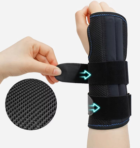 Ayarlanabilir Kayışlı Karpal Tünel Destek Bandı Özel Tıbbi El Bilek Ateli Siyah Renk Fitness Güvenlik Ürünü - Product Image 4