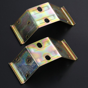 Support d'angle de table Kai Shun en fer nickelé, double trou, forme d'arc, quincaillerie de meubles - Product Image 2