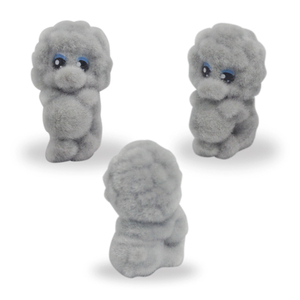 Figurine d'<span class=keywords><strong>action</strong></span> en plastique floqué coloré, chien anime avec de grands yeux, pour l'éducation des bébés et le soulagement du stress - Product Image 2