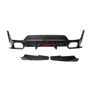 Convient pour <span class=keywords><strong>BMW</strong></span> série 3 G20 G28 LCI 2023-UP diffuseur de pare-chocs arrière becquet en Fiber de carbone sèche véritable - Product Image 3