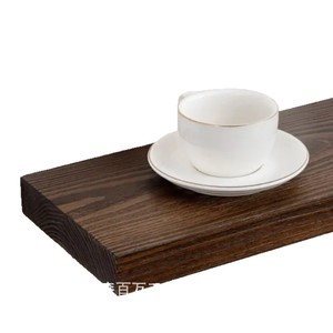 <b>Wall</b> <b>Mounted</b> <b>Shelf</b> Solid Wood Single Tier Rectangle Living Room Storage Durable - Product Image 1