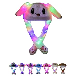 Mũ thỏ tai thỏ dễ thương Botu Toy mới về, mũ lông thú có đèn LED di động, nam châm, quà tặng, giữ ấm mùa đông - Product Image 3