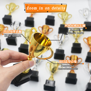 Trofeo Mini Santo <span class=keywords><strong>Grial</strong></span> de Plástico de Alta Calidad, Premio para Fiestas Infantiles, Juegos de Interior, Concursos, Ecológico, Grabado Láser, Tipografía - Product Image 2