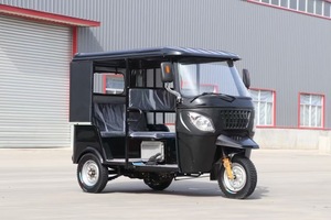 Tricycle électrique pour passagers Tricycle électrique à 3 roues Tuk Tuk et <span class=keywords><strong>taxi</strong></span> <span class=keywords><strong>2</strong></span> rangées de toit souple - Product Image 4